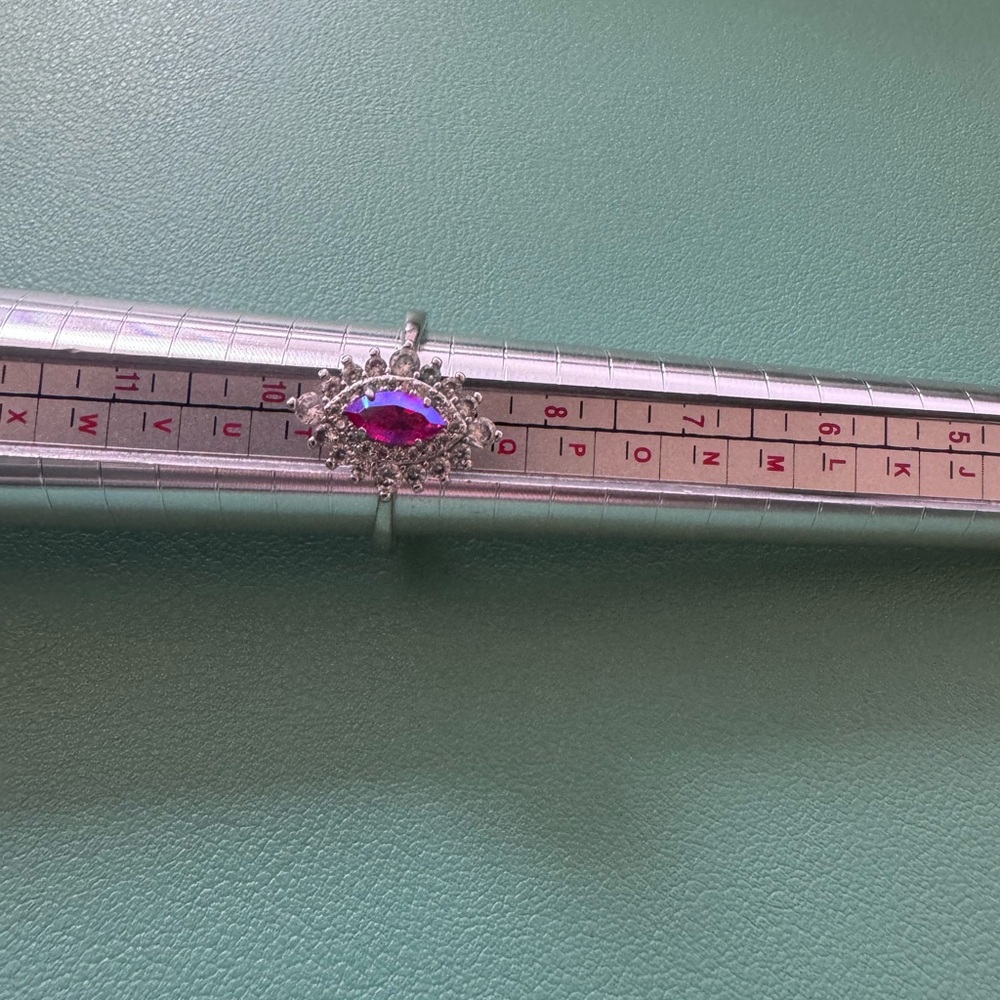 Fragrant Jewels  Red and Silver NWOT Ring Size 9